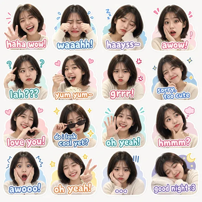Generated stickers