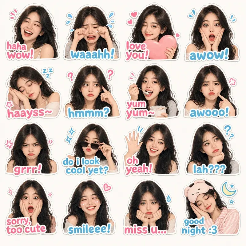 Generated stickers