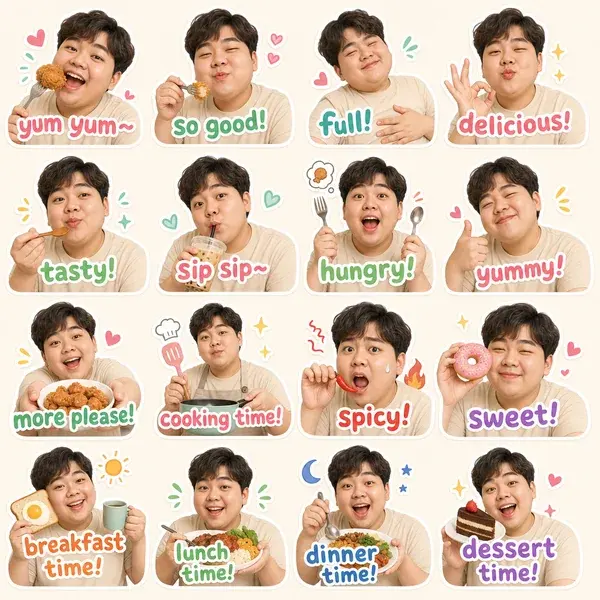 Zalo-style sticker gallery 3