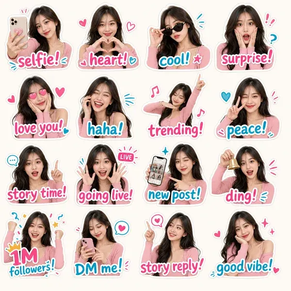 Zalo-style sticker gallery 4